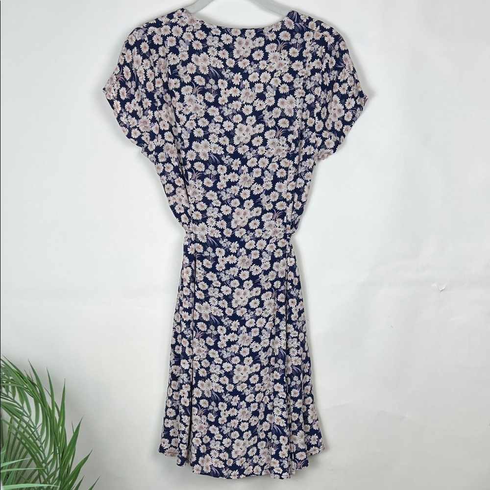 NWOT ROLLA'S Blue and Cream Floral Mini Dress - Picture 9 of 11